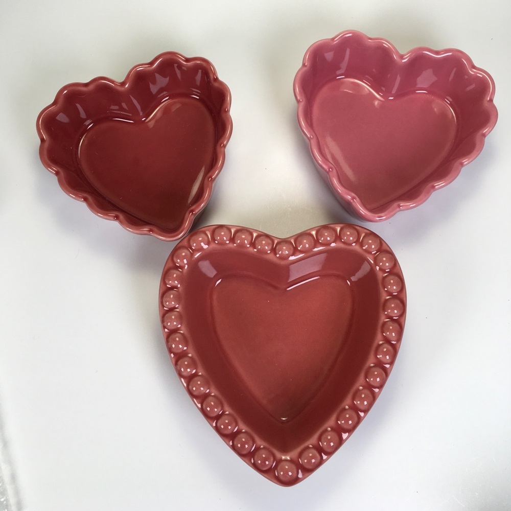 Williams-Sonoma Heart Ramekins Set of 3